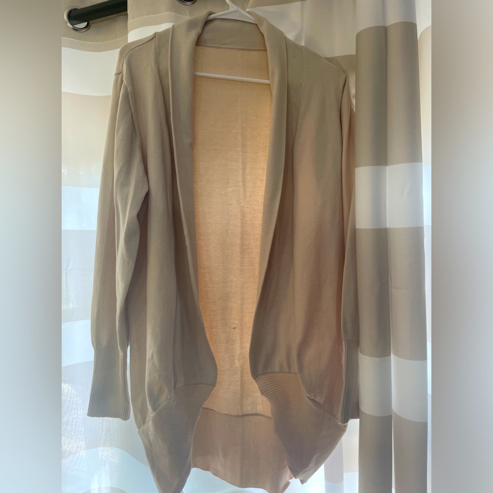 Cream Cardigan Sweater